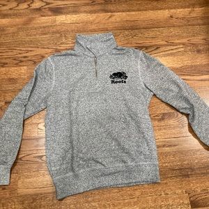 Heather Grey Roots Quarter-Zip